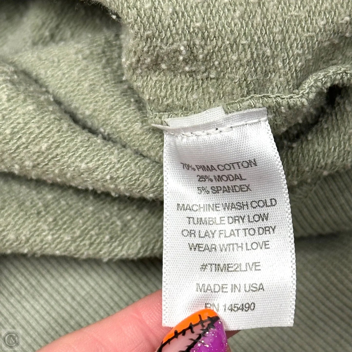 Sweatshirt Crewneck By Electric & Rose In Tie Dye Print, Size: S