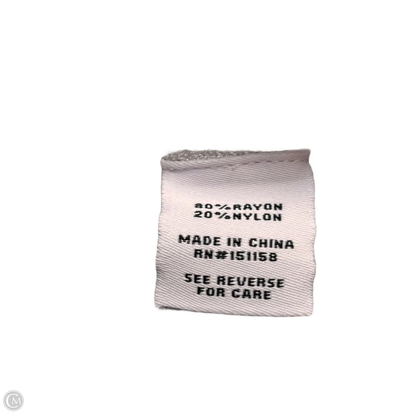 Top Long Sleeve By 525 In Grey, Size: L