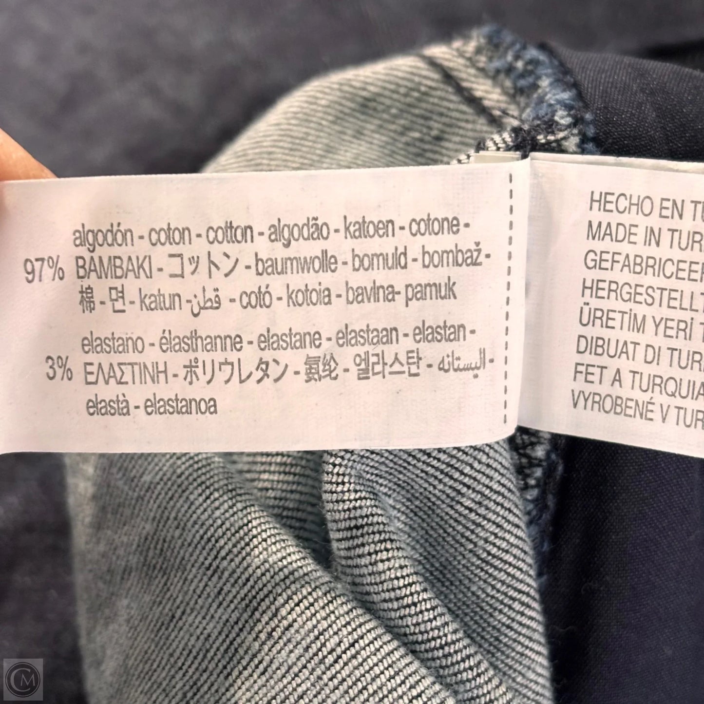 Pants Wide Leg By Zara In Blue Denim, Size: L