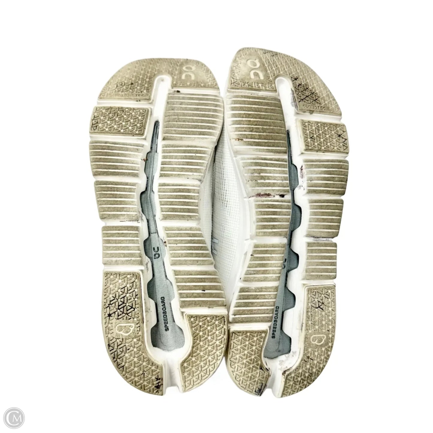 Shoes Athletic By On Cloud In Grey & White, Size: 9