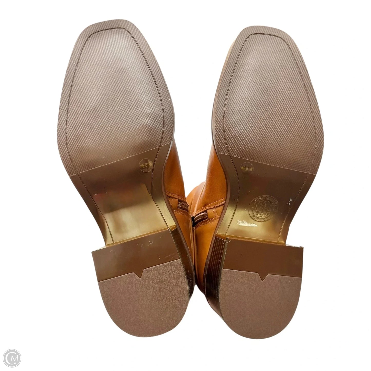 Boots Leather By Vince Camuto In Brown, Size: 9