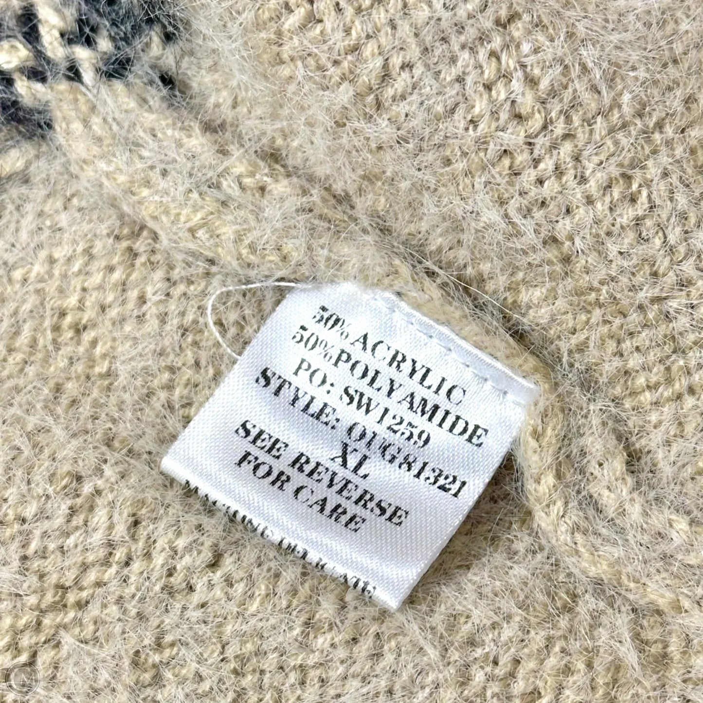 Sweater Cardigan By Lavender Tribe In Tan, Size: Xl