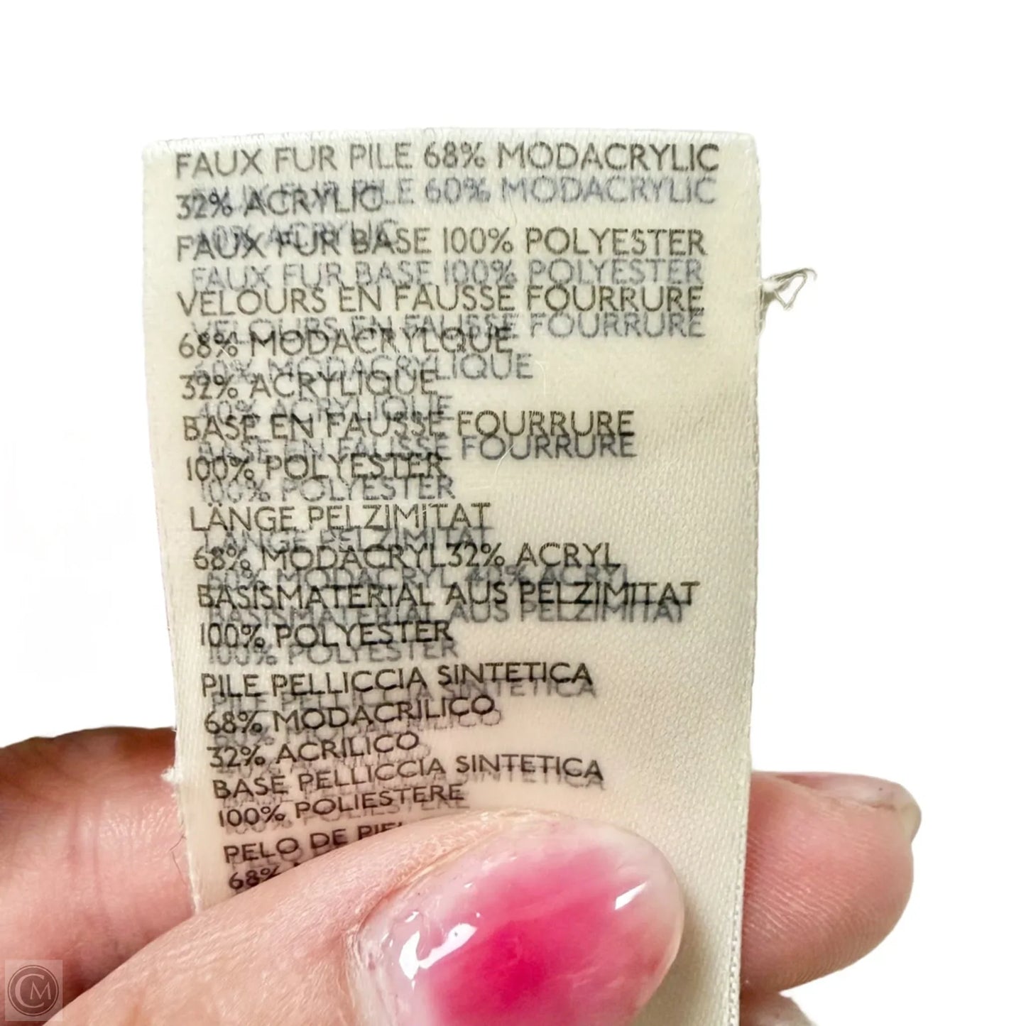 Coat Faux Fur & Sherpa By Anthropologie In Brown & Cream, Size: L