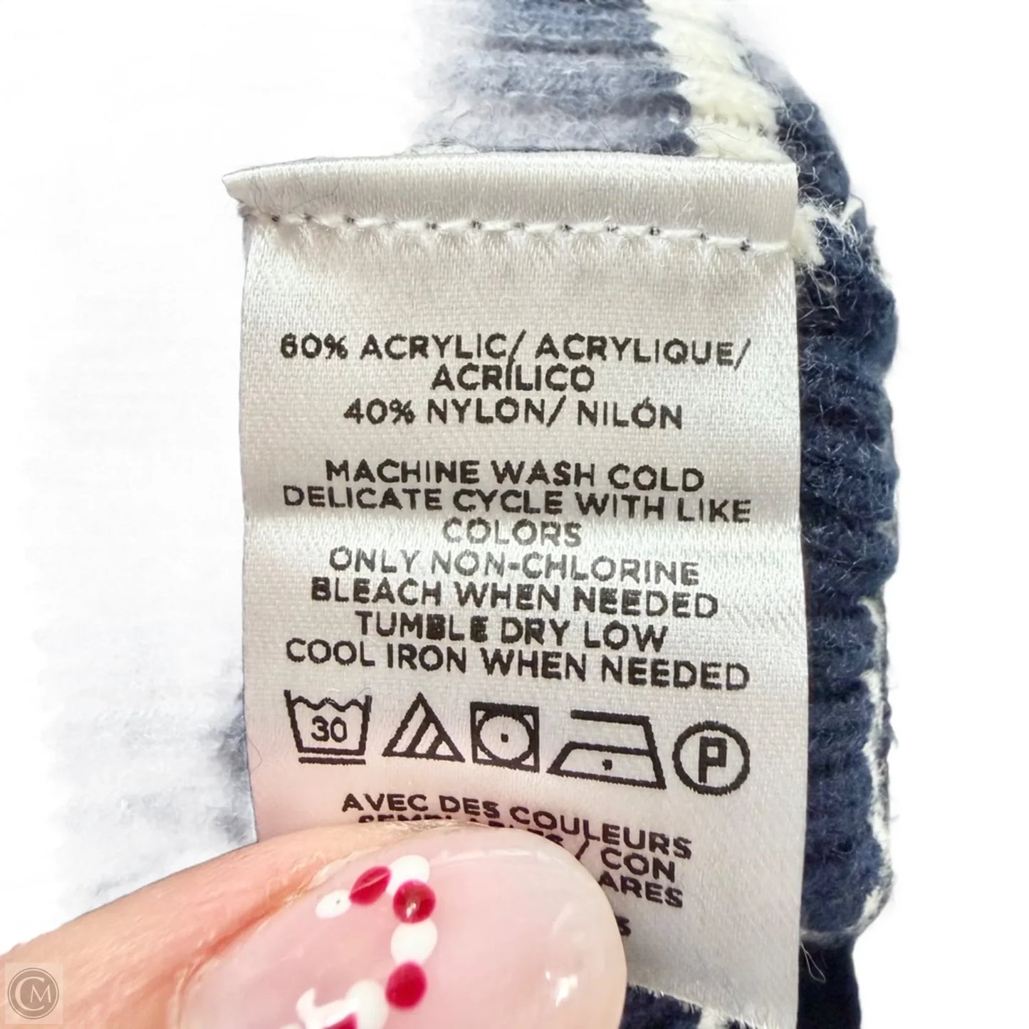 Dress Sweater By Loft In Striped Pattern, Size: Lp