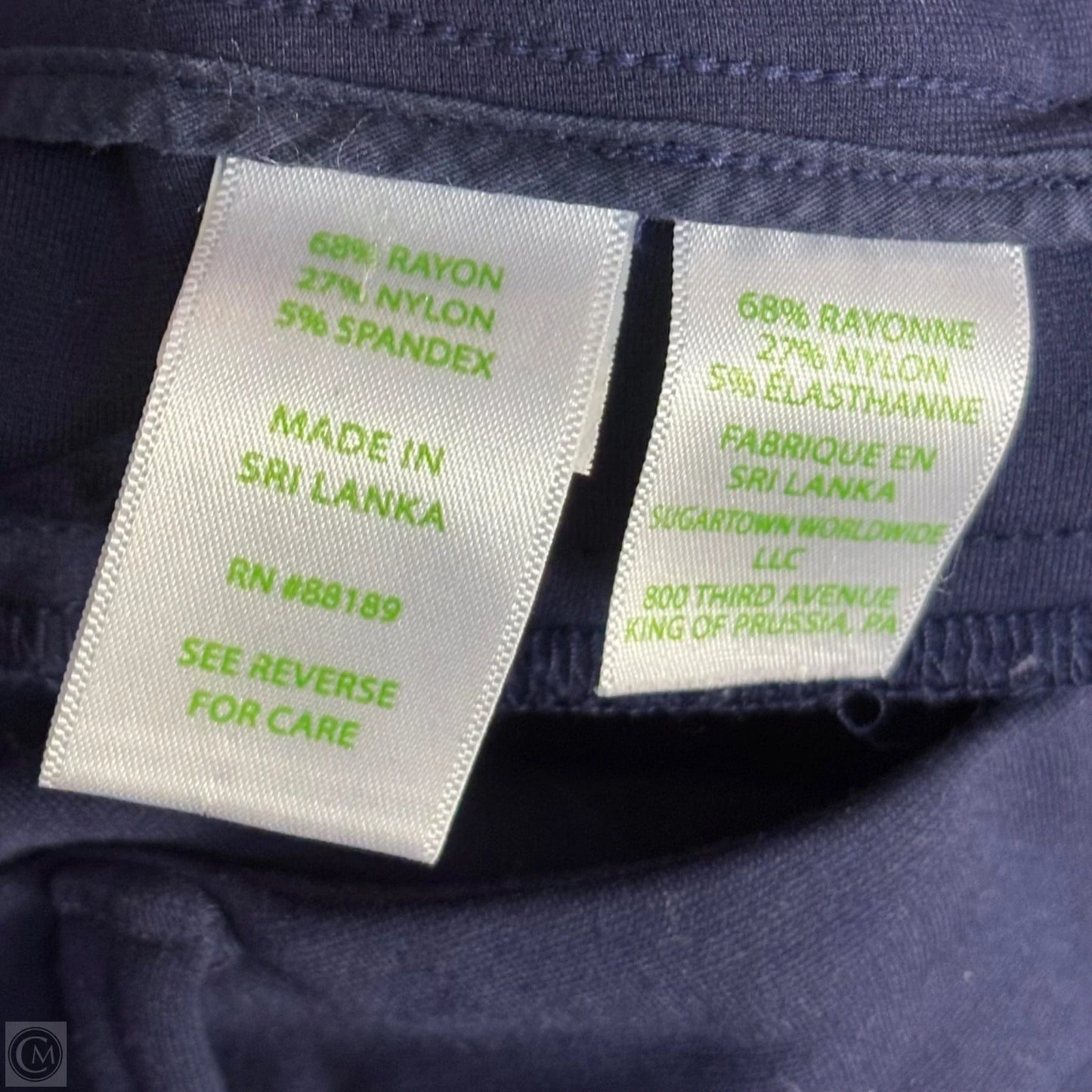 Pants Designer By Lilly Pulitzer In Navy, Size: 00