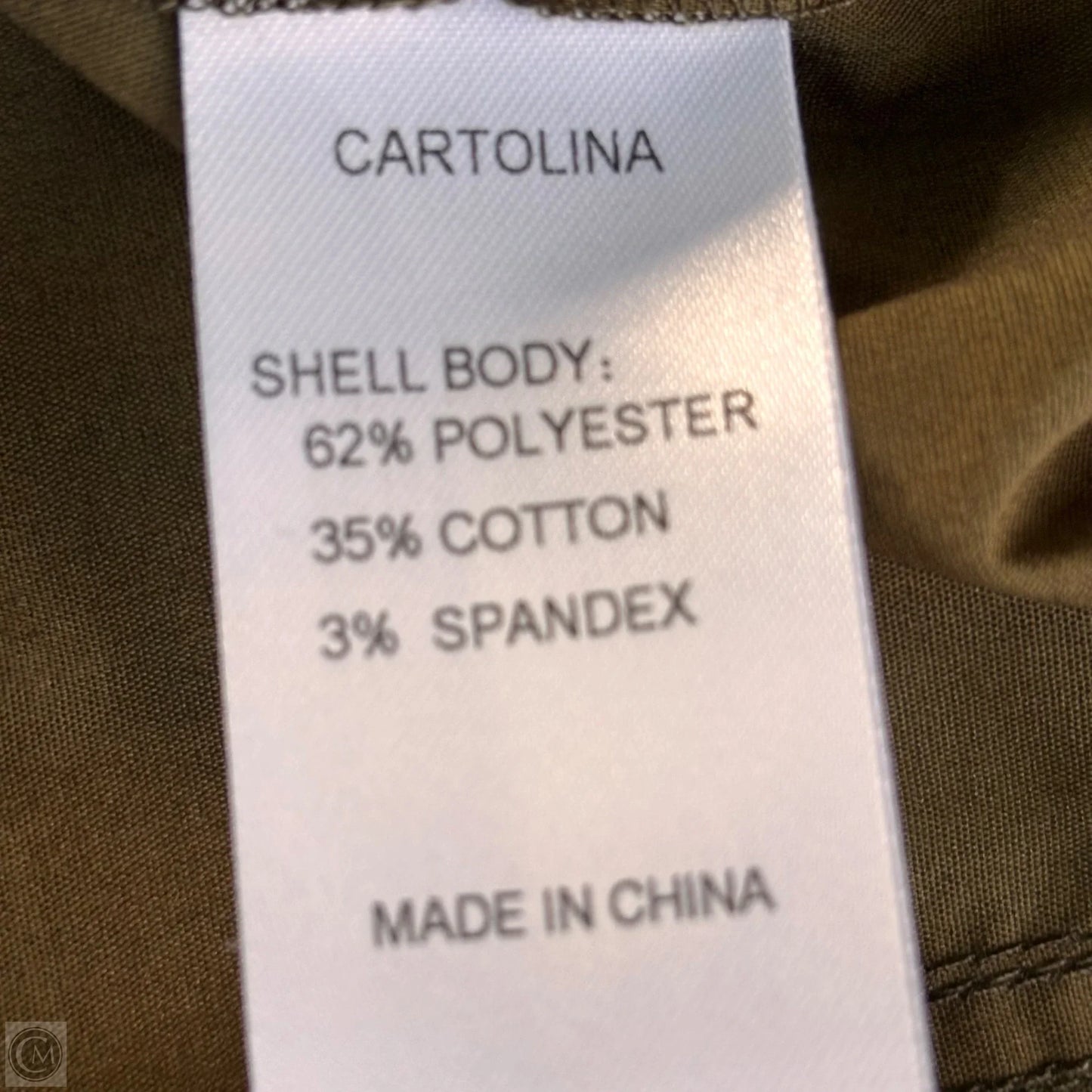 Top Short Sleeve By Cartolina In Green, Size: M