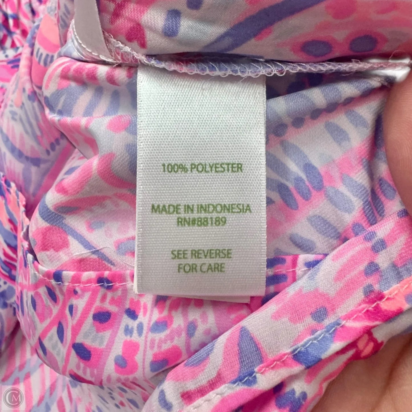 Romper Designer By Lilly Pulitzer In Pink & Purple, Size: S