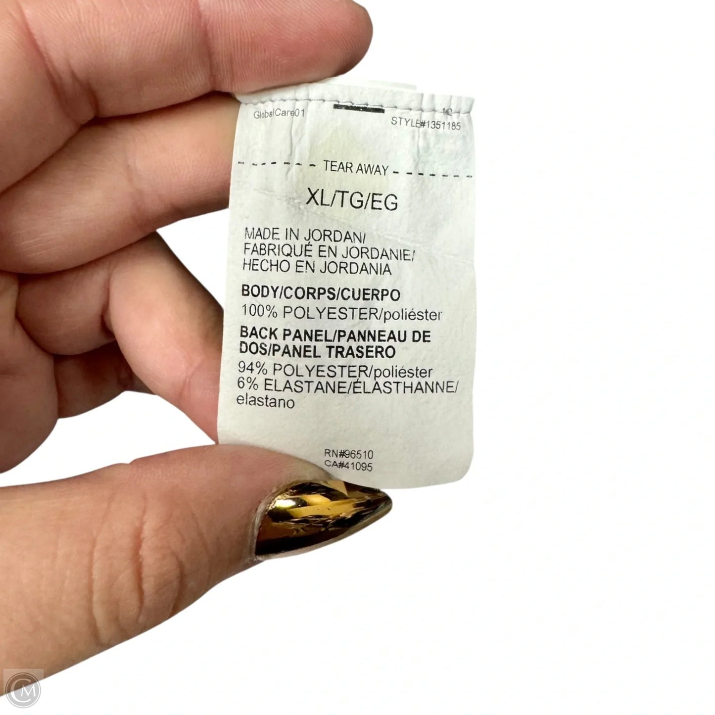 Athletic Top Long Sleeve Collar By Under Armour In Grey, Size: Xl