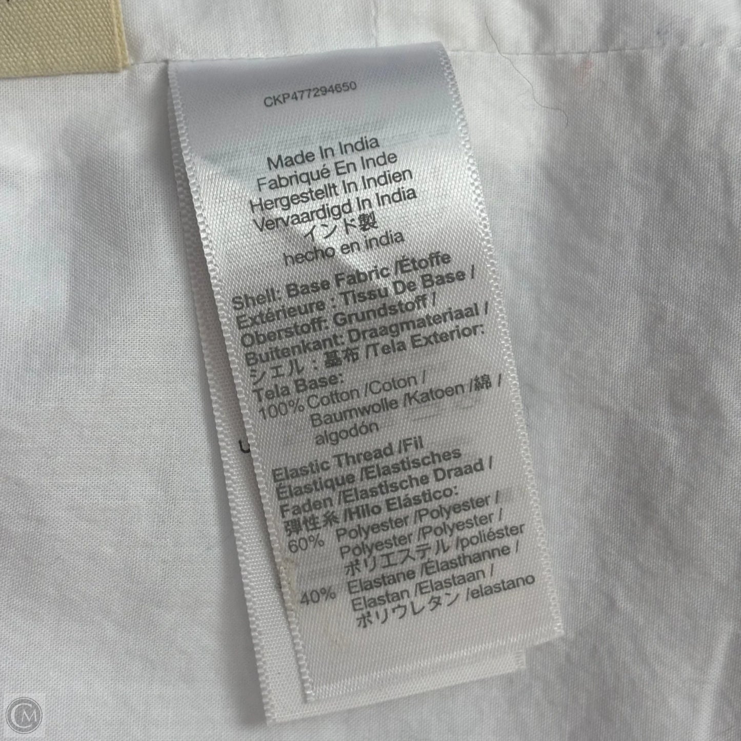 Top Sleeveless By Madewell In White, Size: M