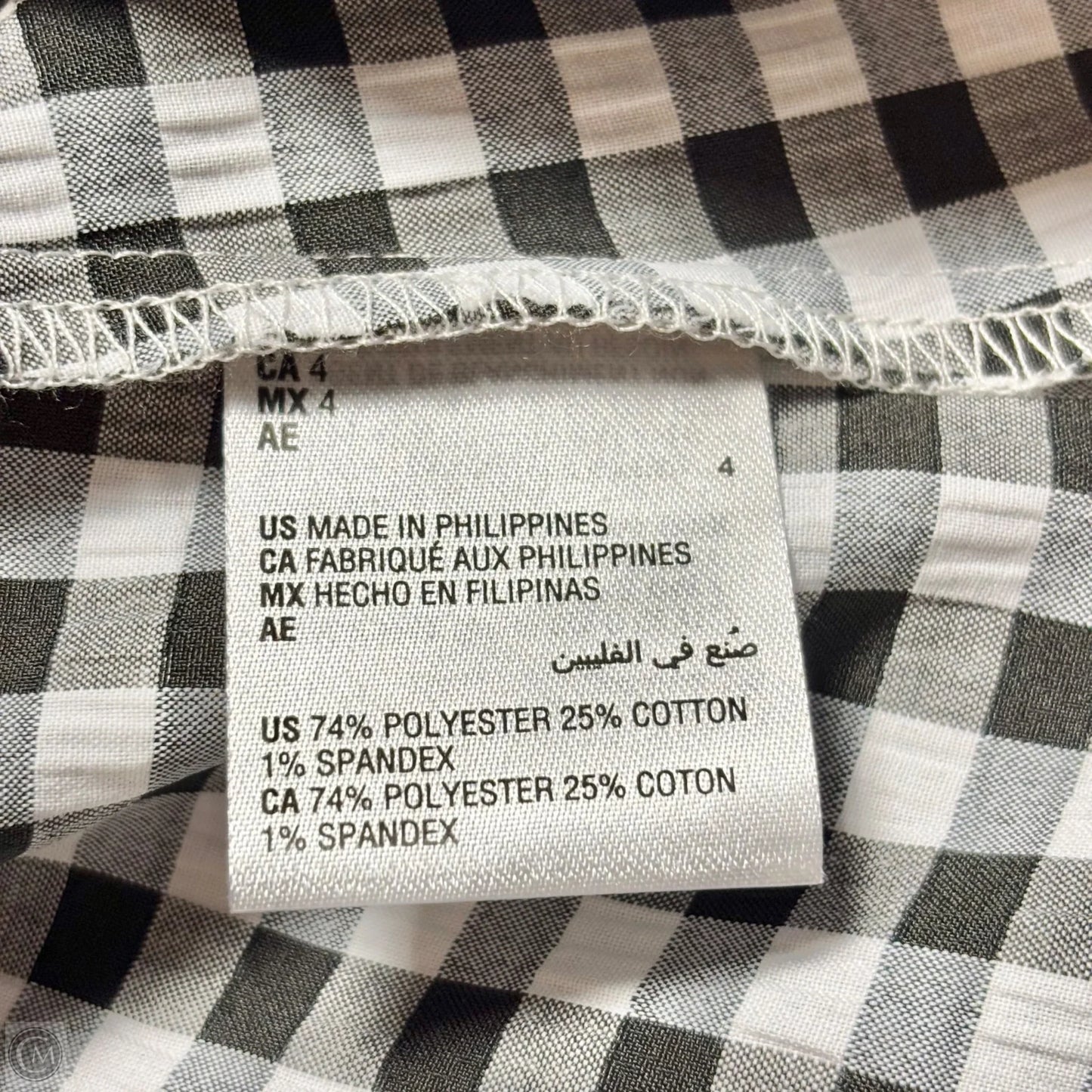 Dress Casual Midi By On 34th In Black & White, Size: S