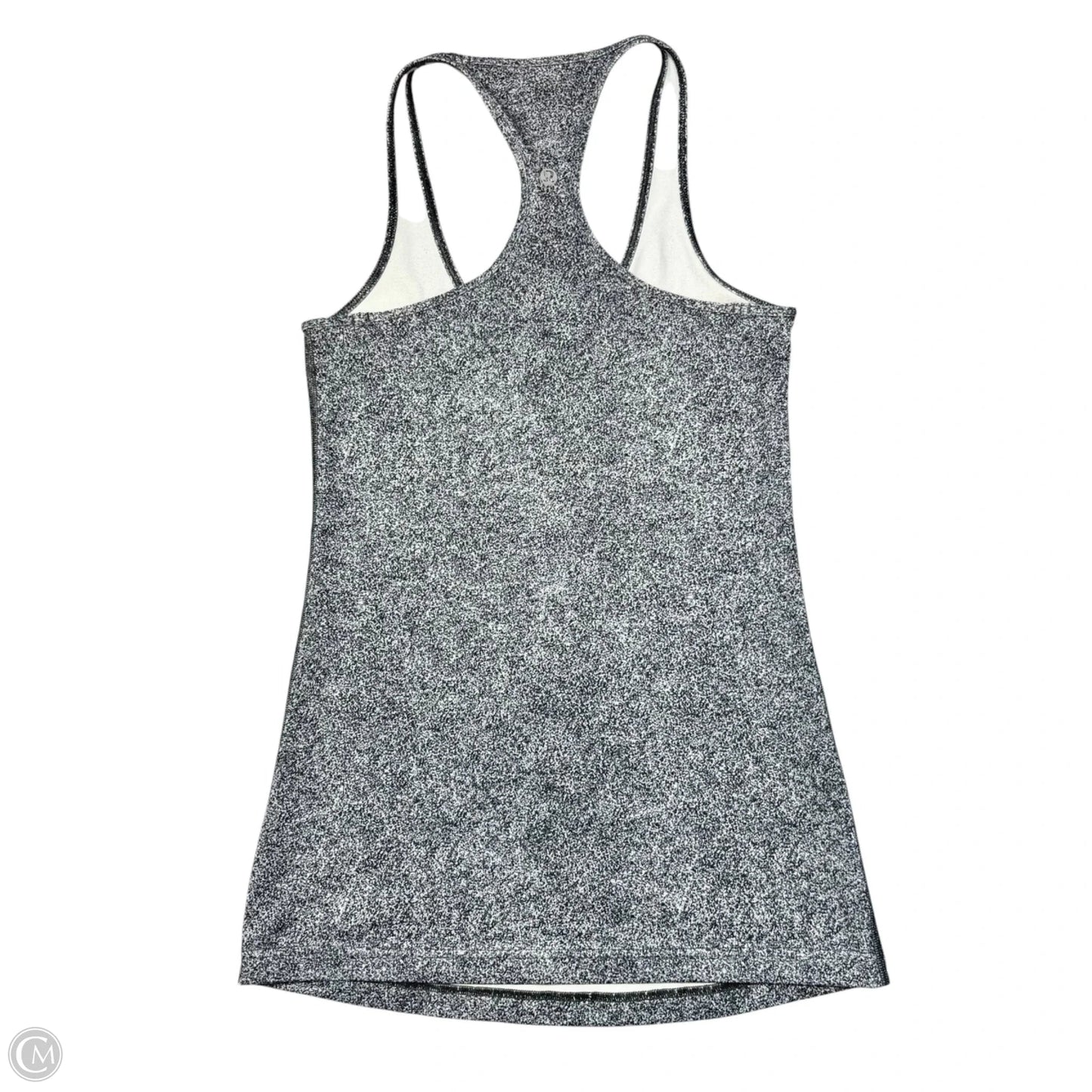 Athletic Tank Top By Lululemon In Black & White, Size: M