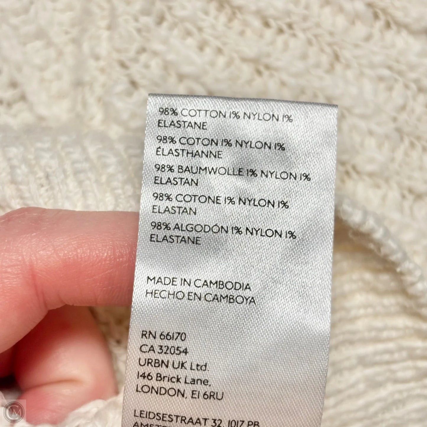 Sweater By Anthropologie In White, Size: Xs