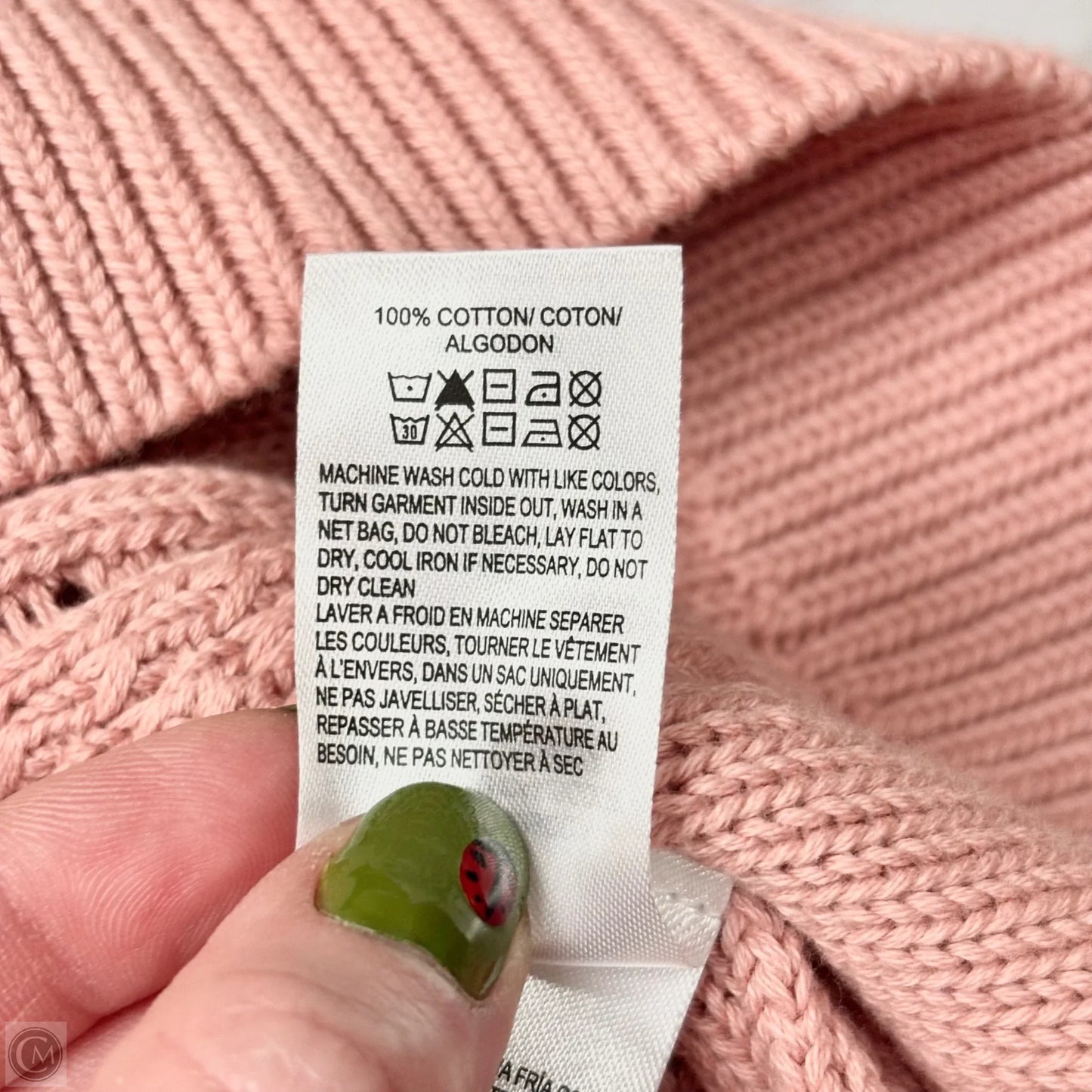 Sweater Short Sleeve By Lucky Brand In Pink, Size: Xs