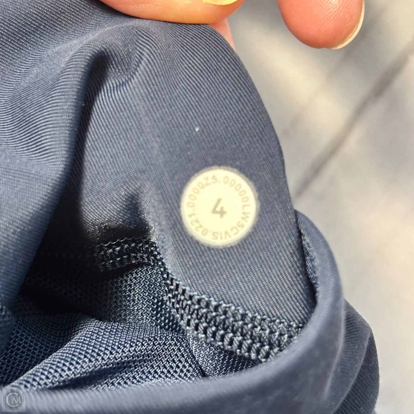 Athletic Leggings By Lululemon In Navy, Size: S