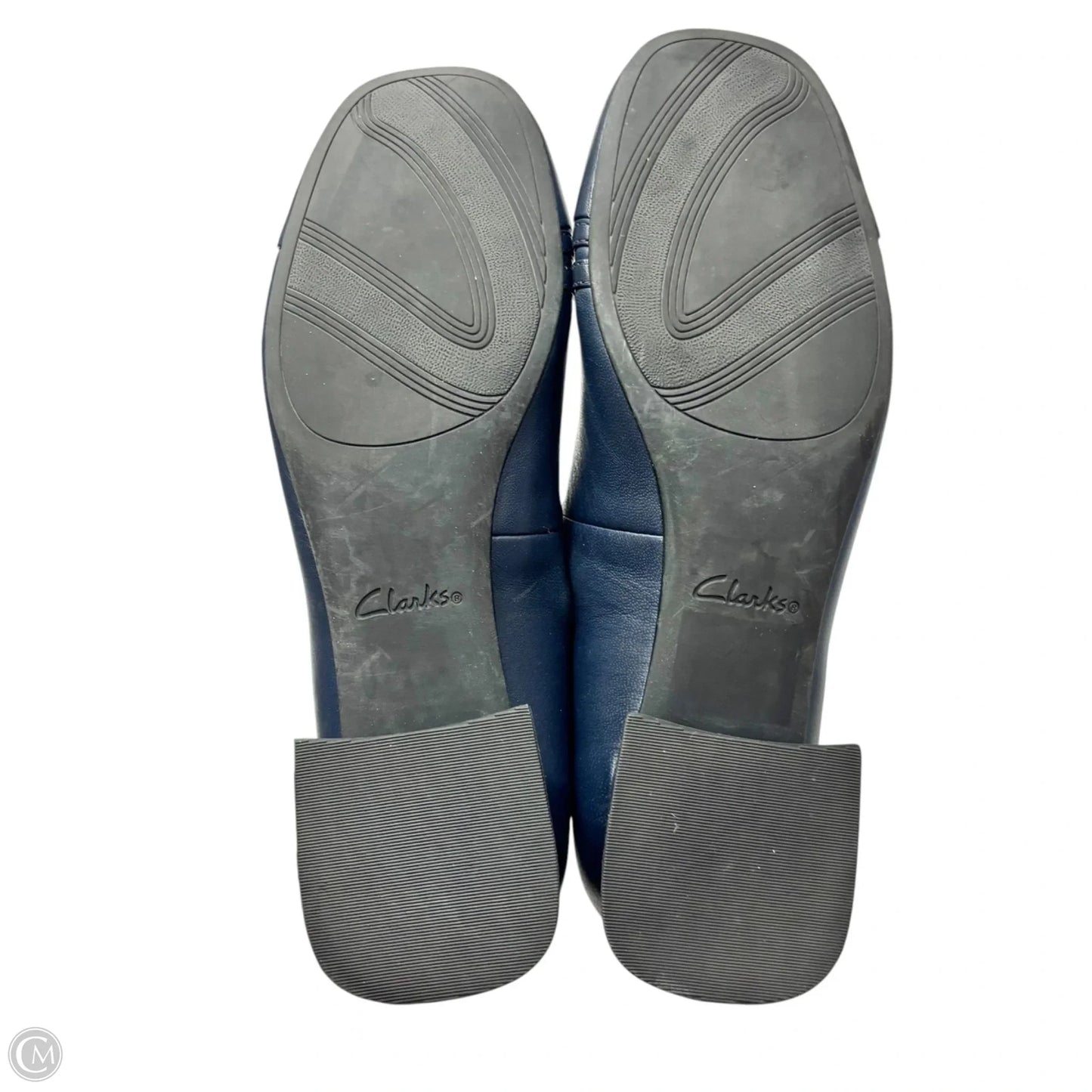 Shoes Heels Kitten By Clarks In Navy, Size: 8.5