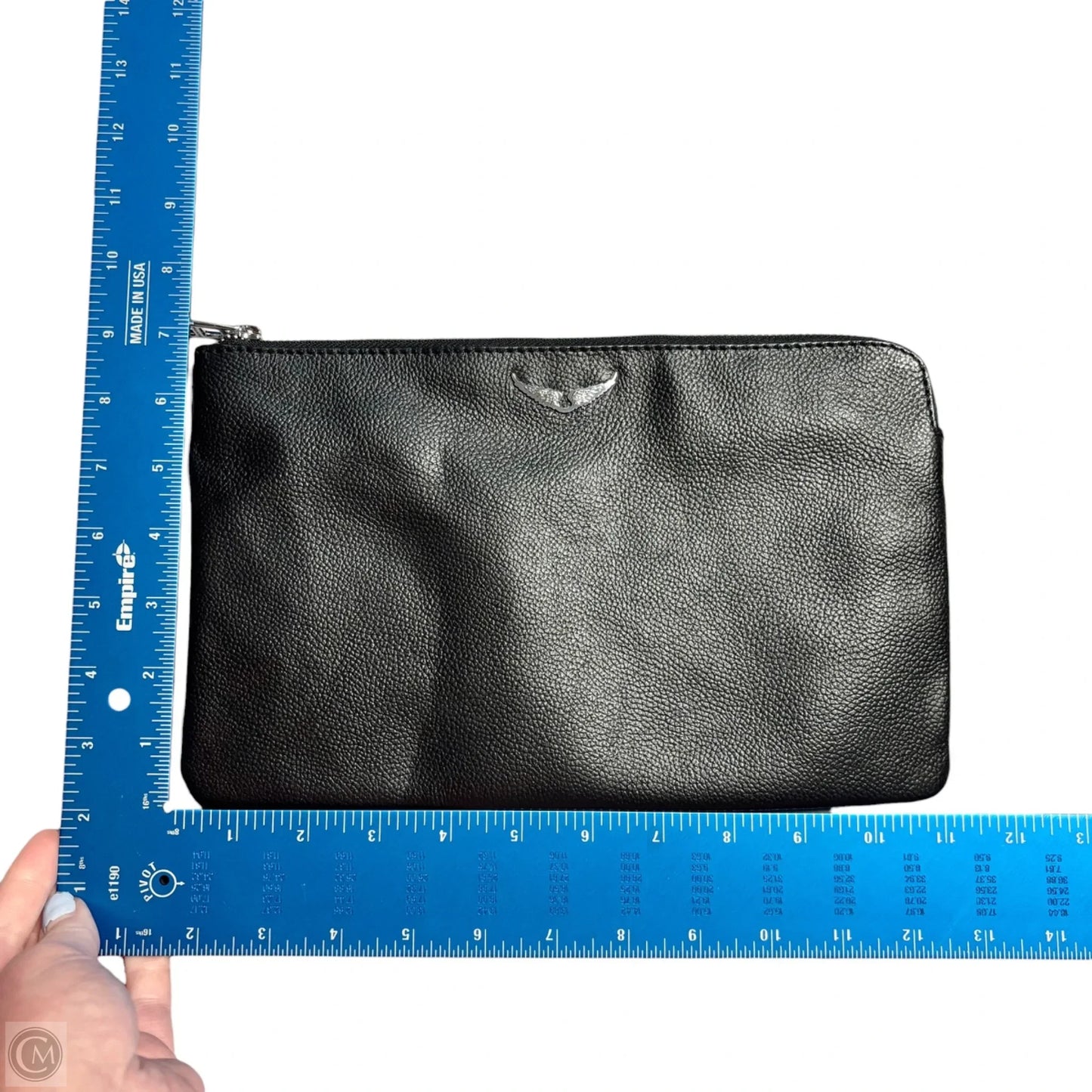 Clutch Leather By Zadig And Voltaire, Size: Medium