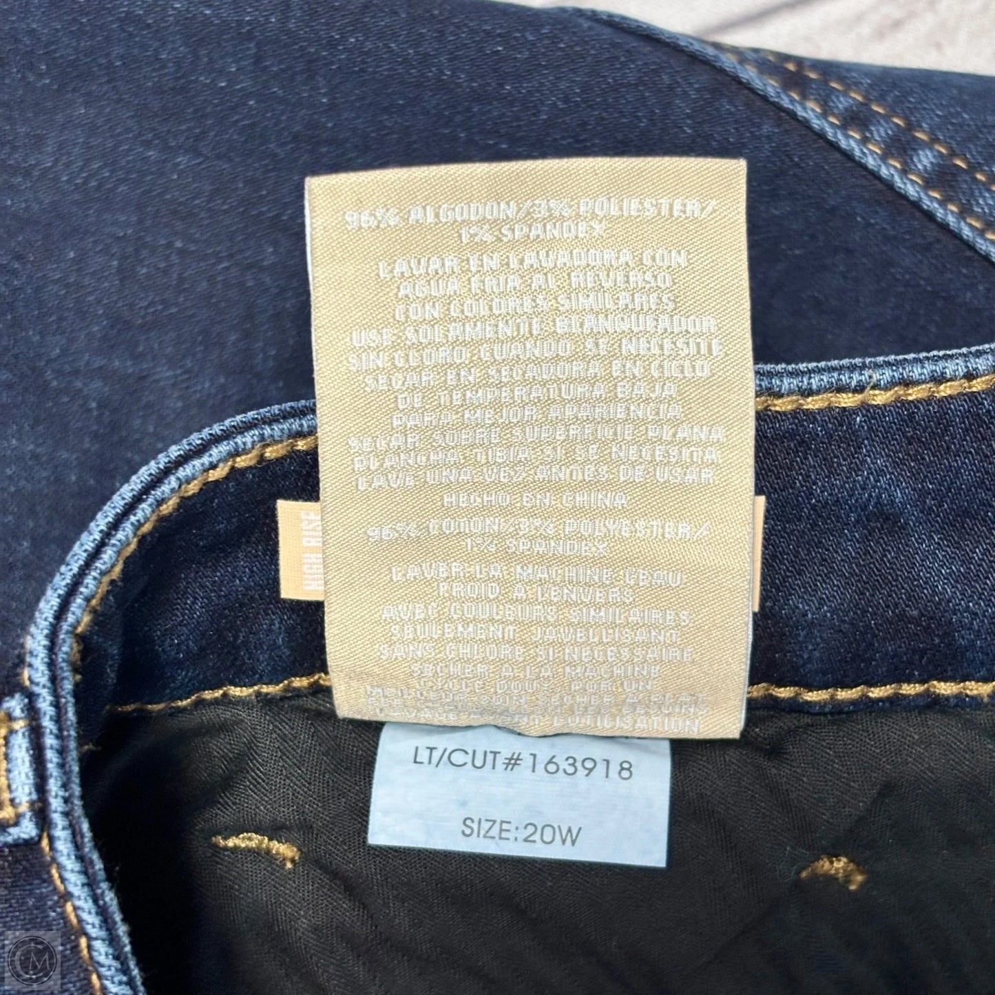 Jeans Wide Leg By Kut In Blue Denim, Size: 20