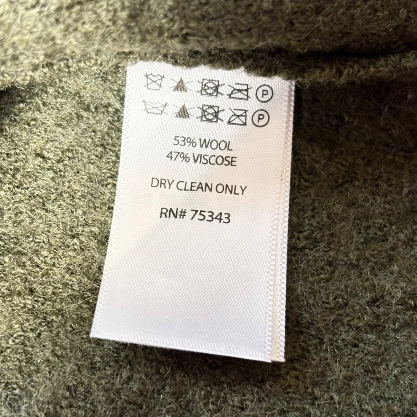 Sweater Cardigan By Jones New York In Green, Size: 2x