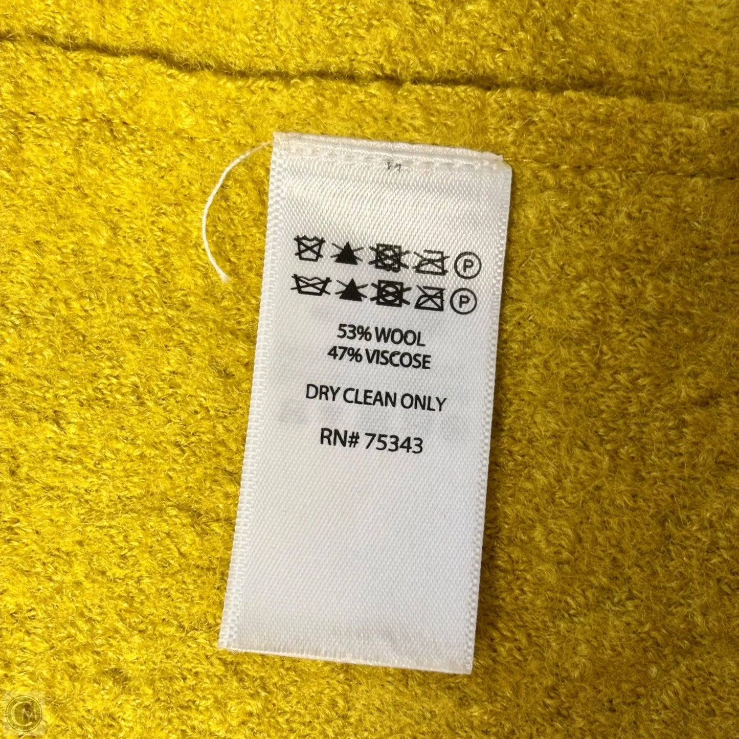 Sweater Cardigan By Jones New York In Yellow, Size: 3x