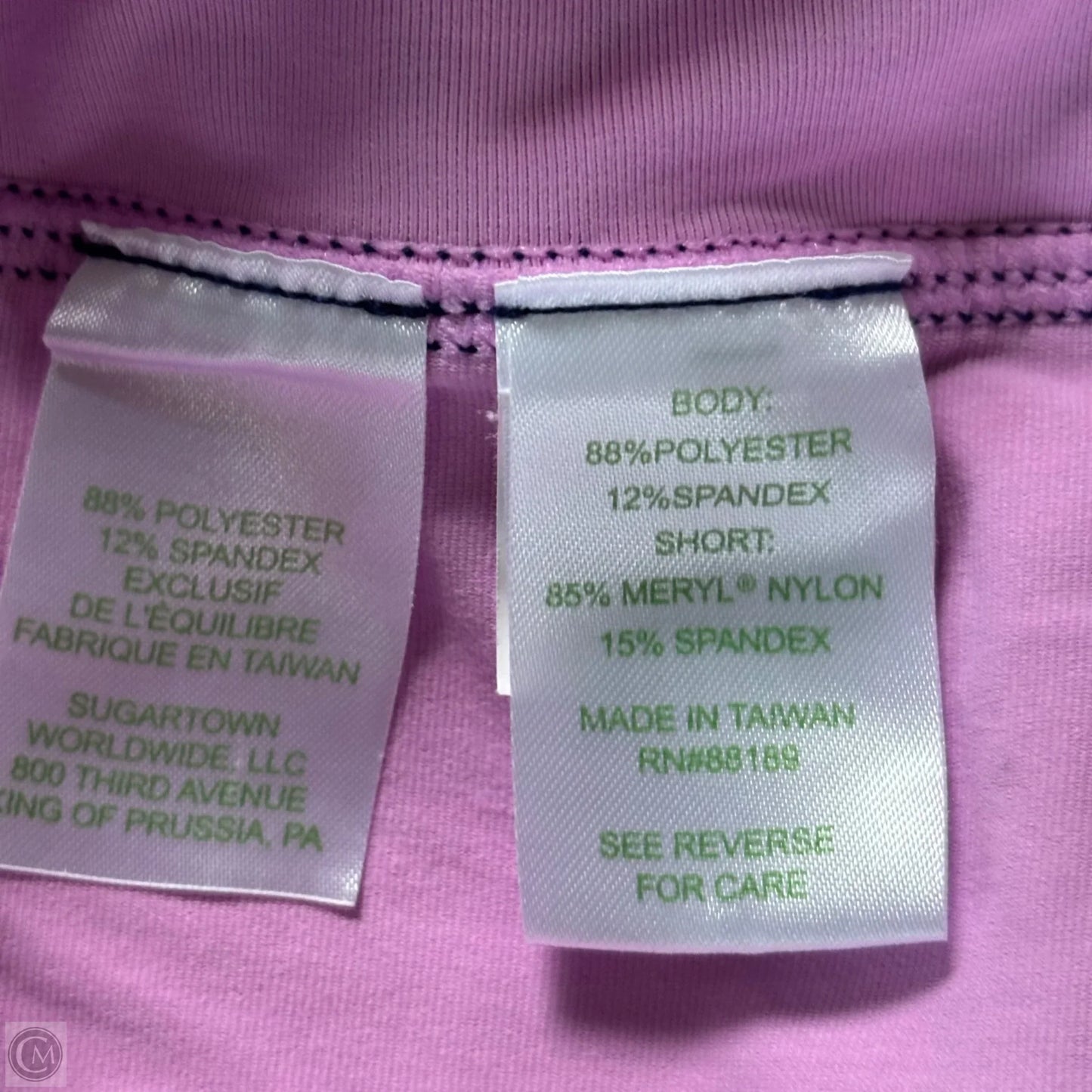 Skort Designer By Lilly Pulitzer In Blue & Purple, Size: L