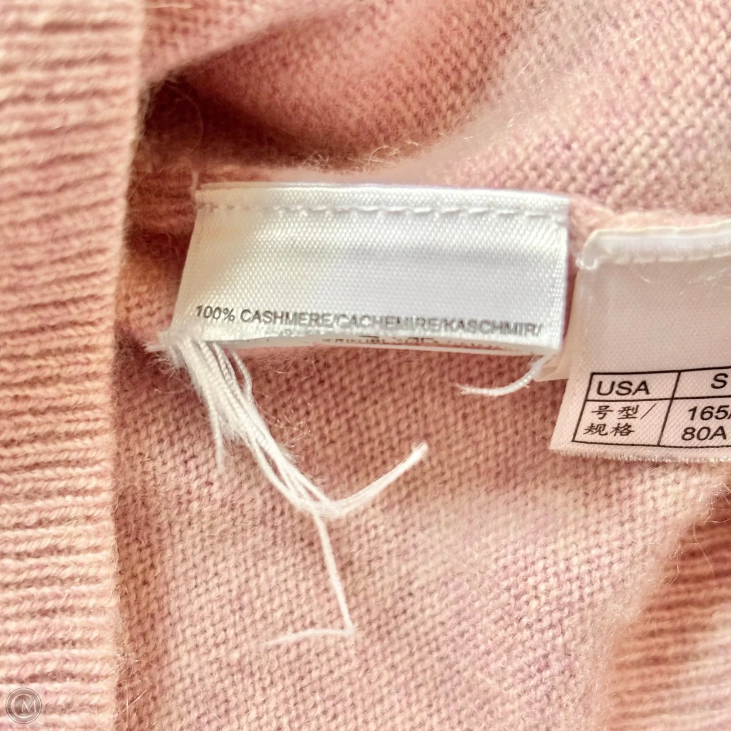 Sweater Cardigan Cashmere By Brooks Brothers In Pink, Size: S