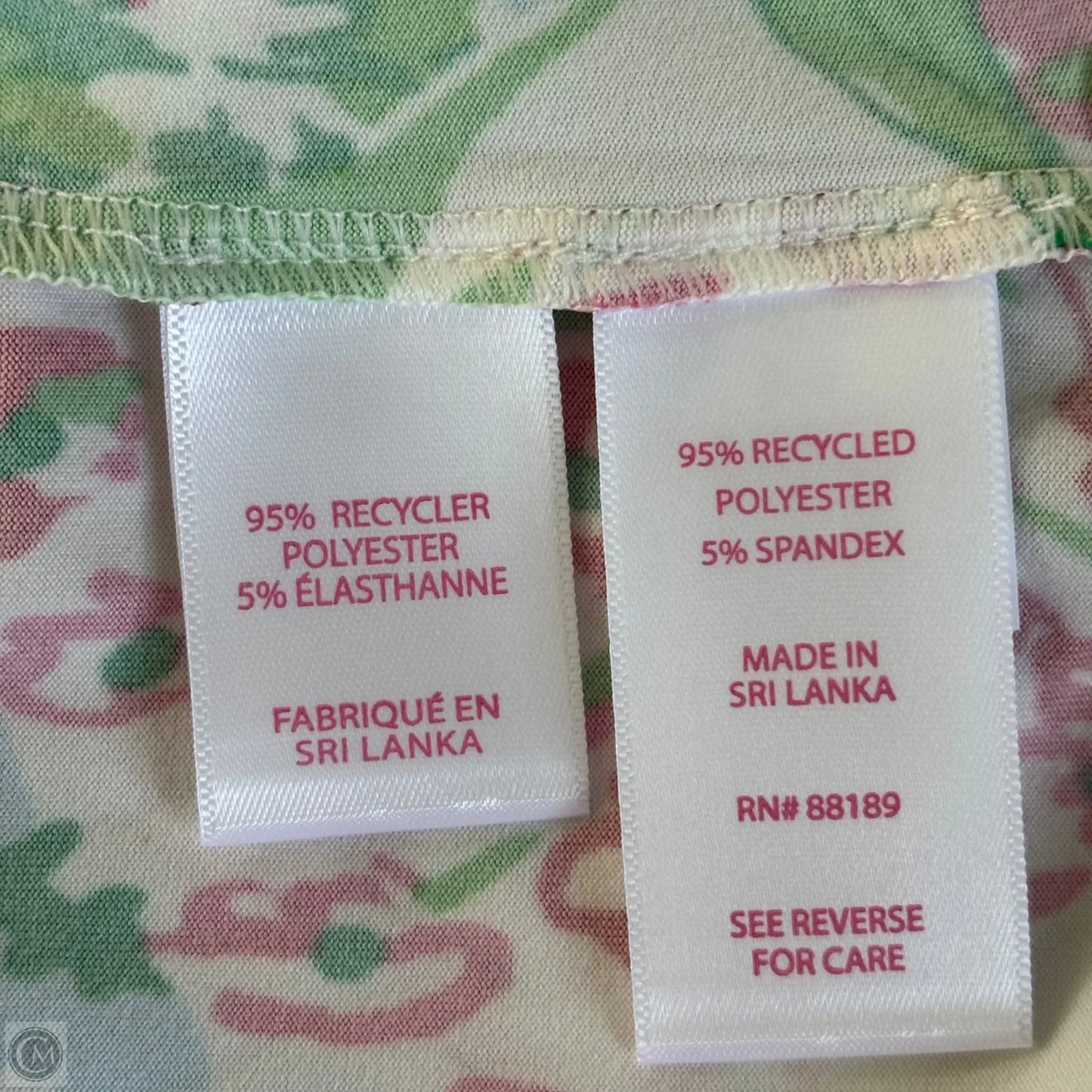 Kimono Designer By Lilly Pulitzer In Tropical Print, Size: M