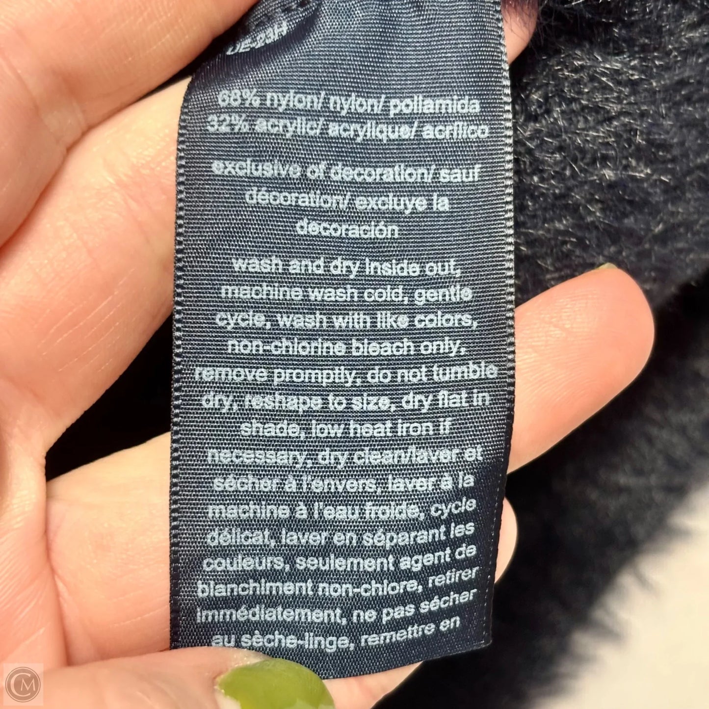 Sweater By Tommy Hilfiger In Navy, Size: L