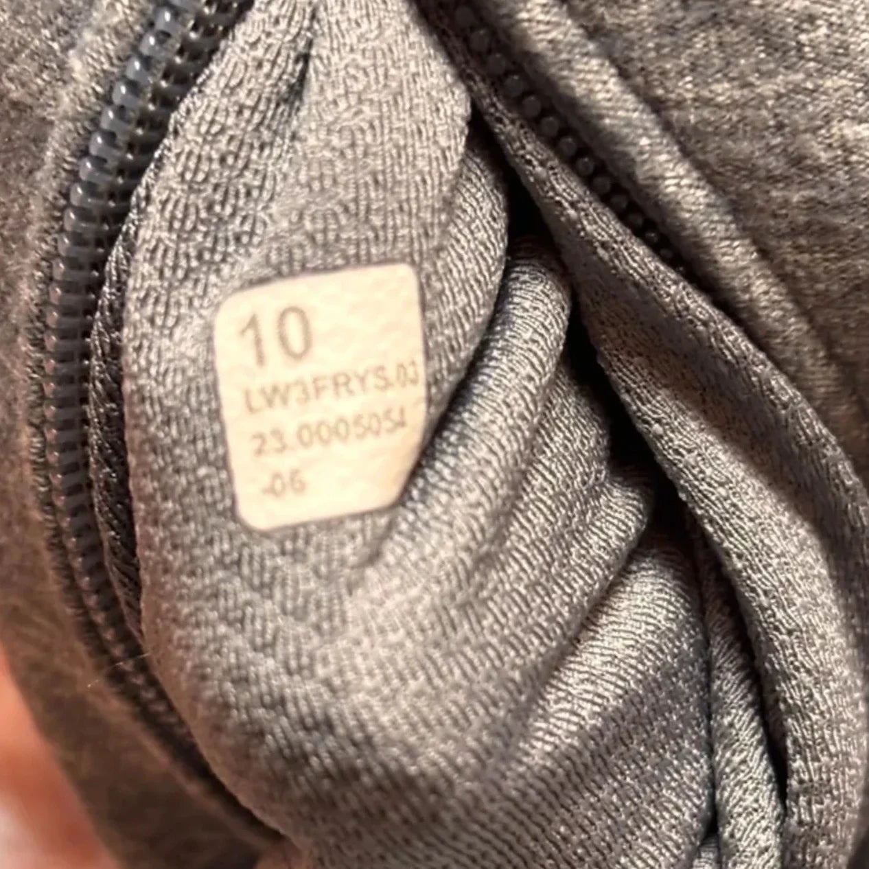 Athletic Sweatshirt Collar By Lululemon In Grey, Size: M