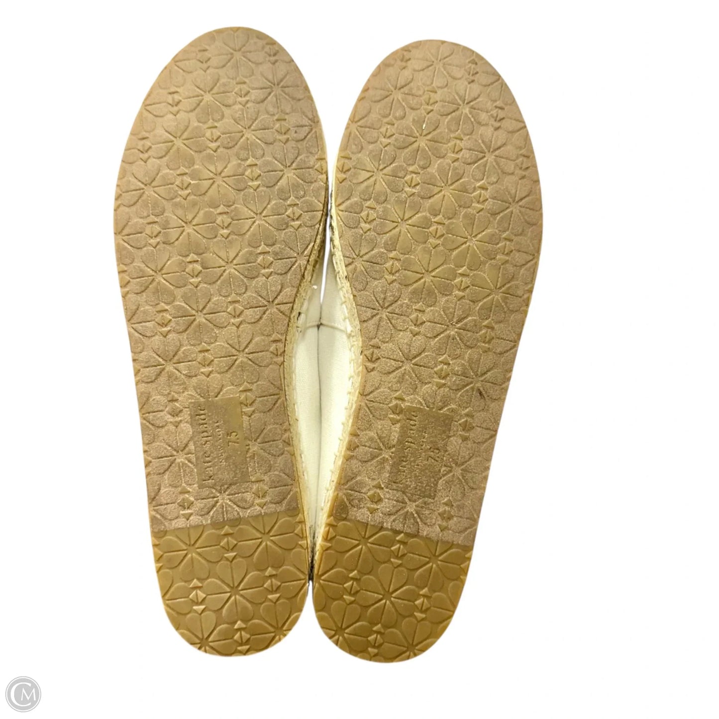Shoes Designer By Kate Spade In Cream & White, Size: 7.5