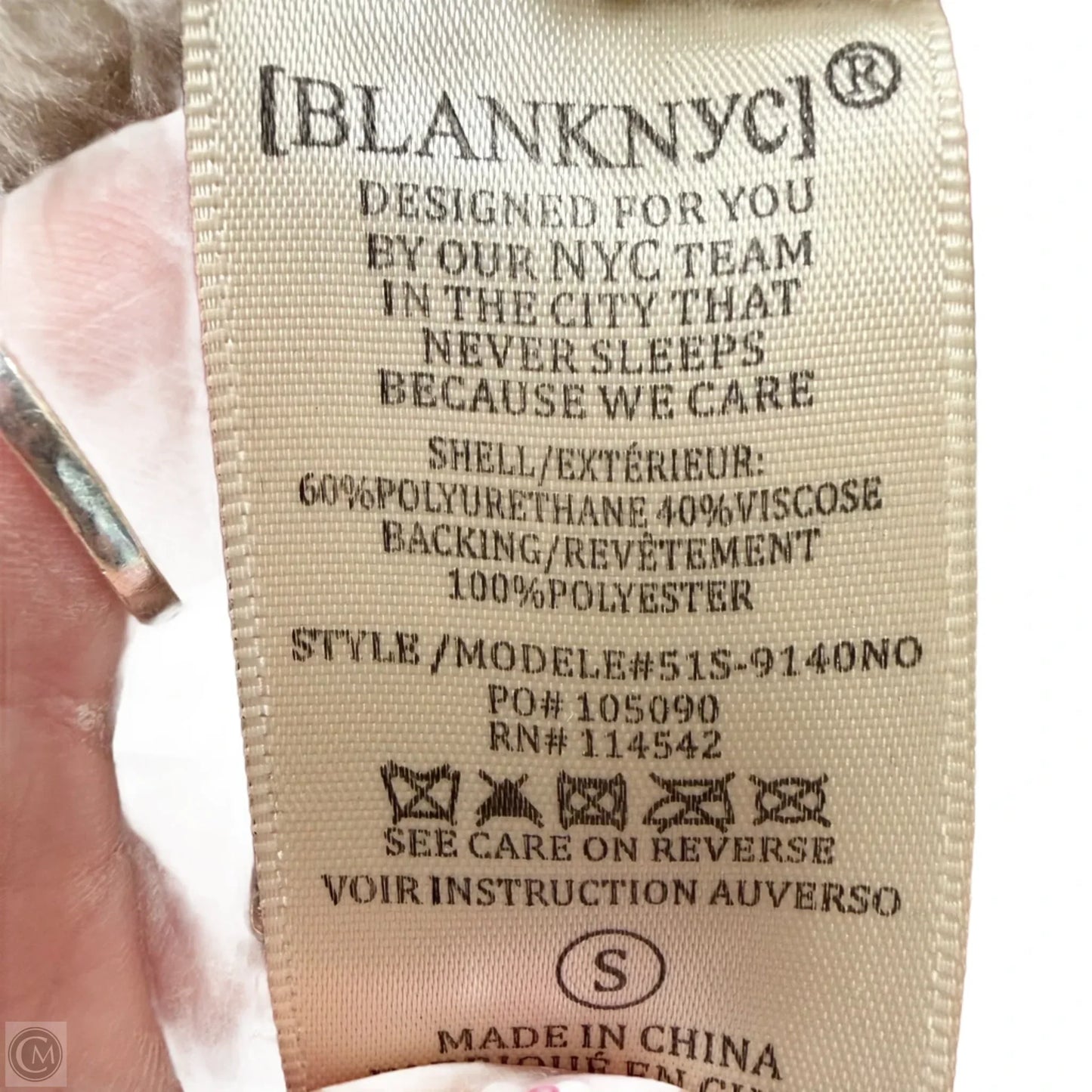 Jacket Moto By Blanknyc In Black & Cream, Size: S