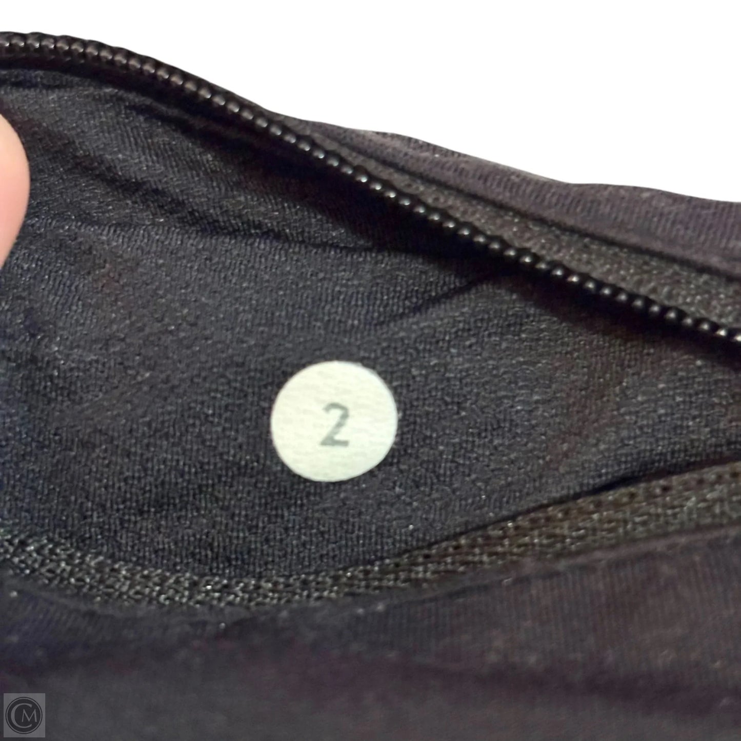 Athletic Shorts By Lululemon In Black & Grey, Size: Xs