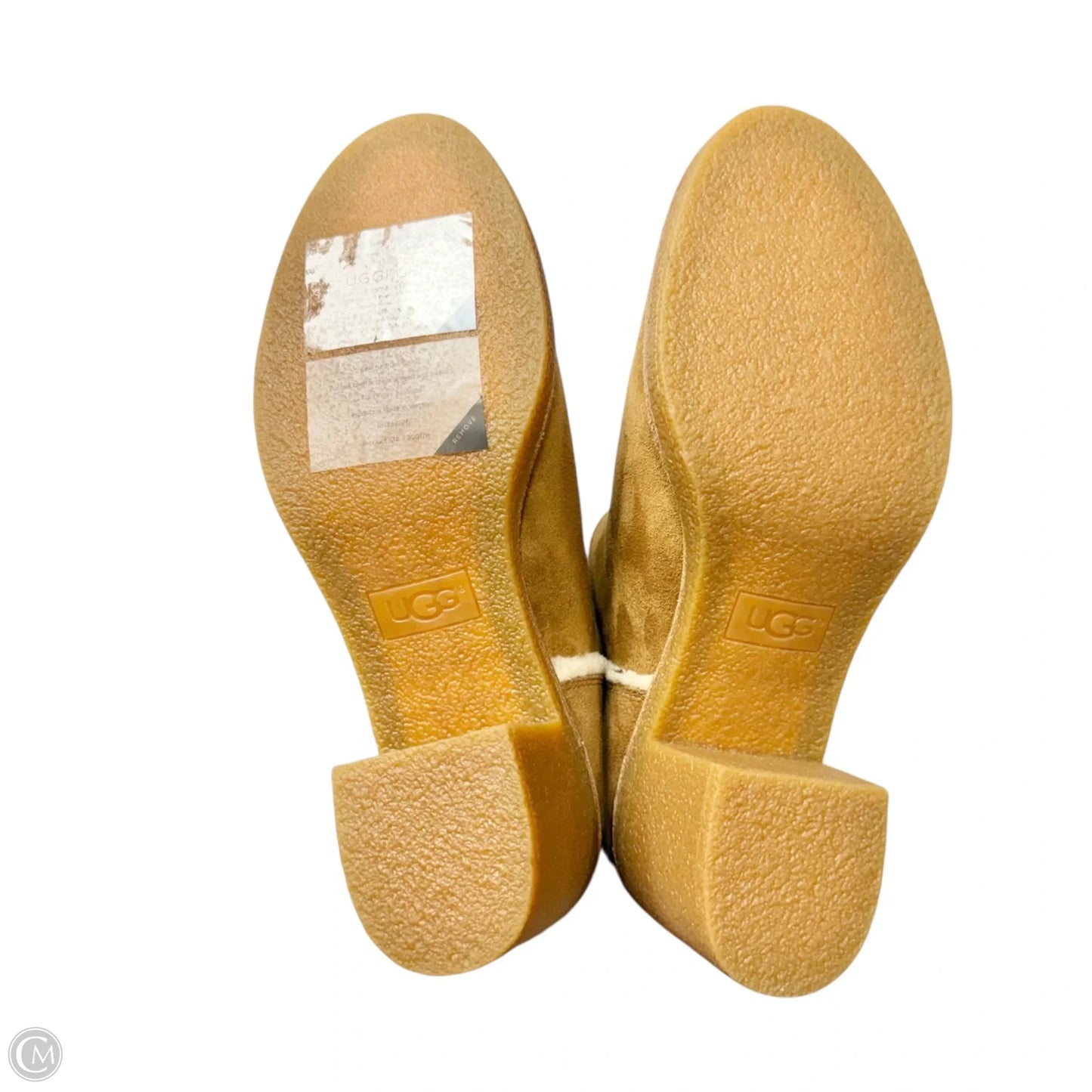 Boots Designer By Ugg In Brown, Size: 9