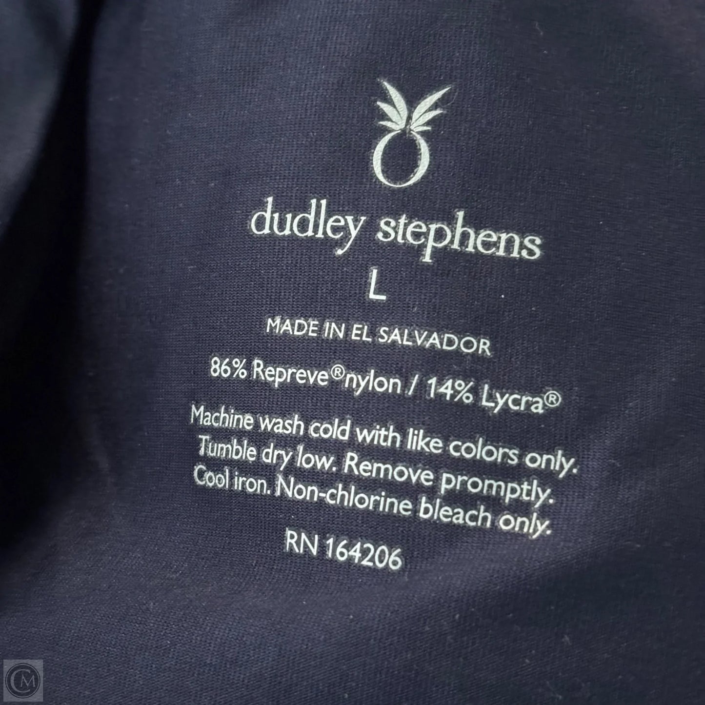 Top Short Sleeve Basic By Dudley Stephen's In Navy, Size: L
