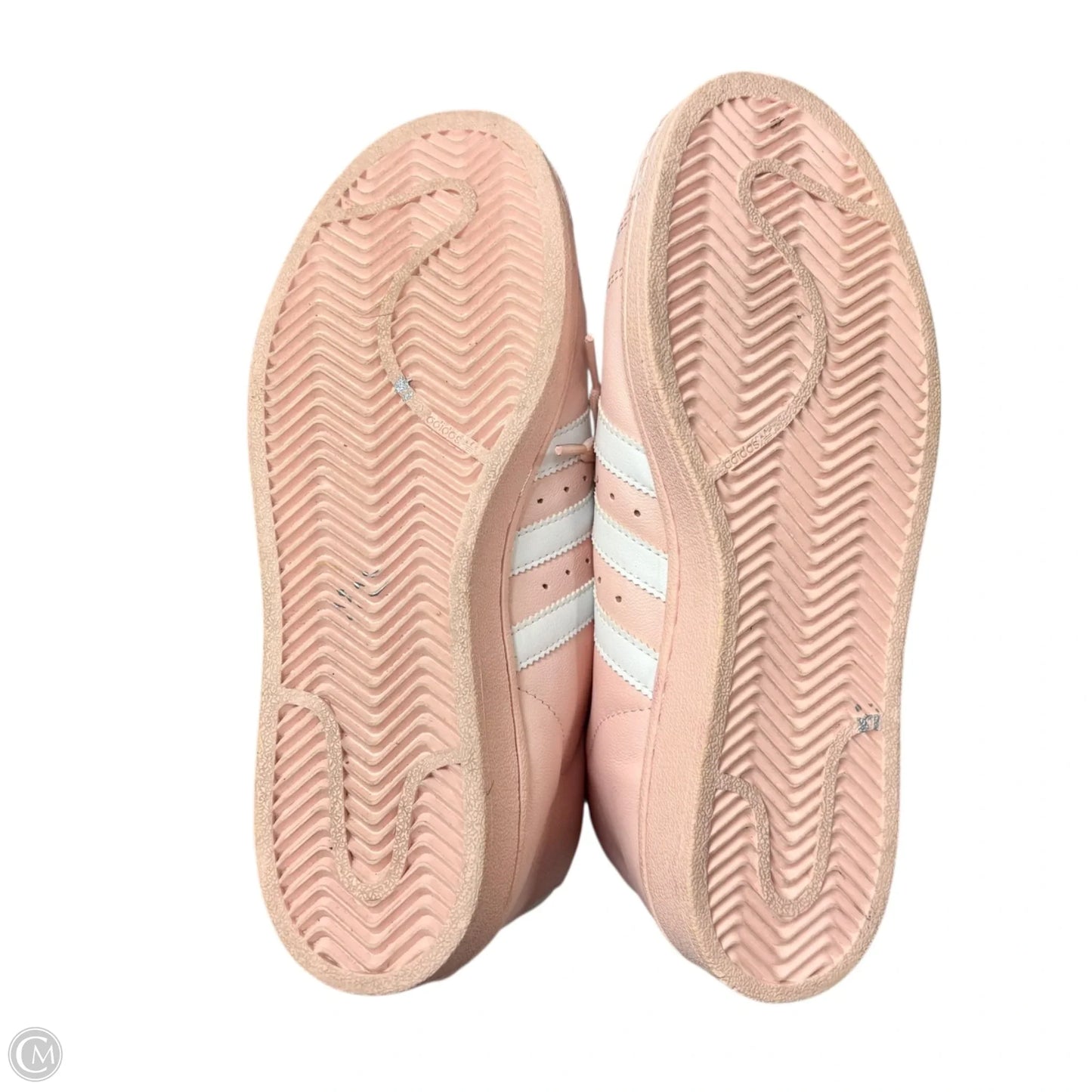 Shoes Sneakers By Adidas In Pink & White, Size: 7