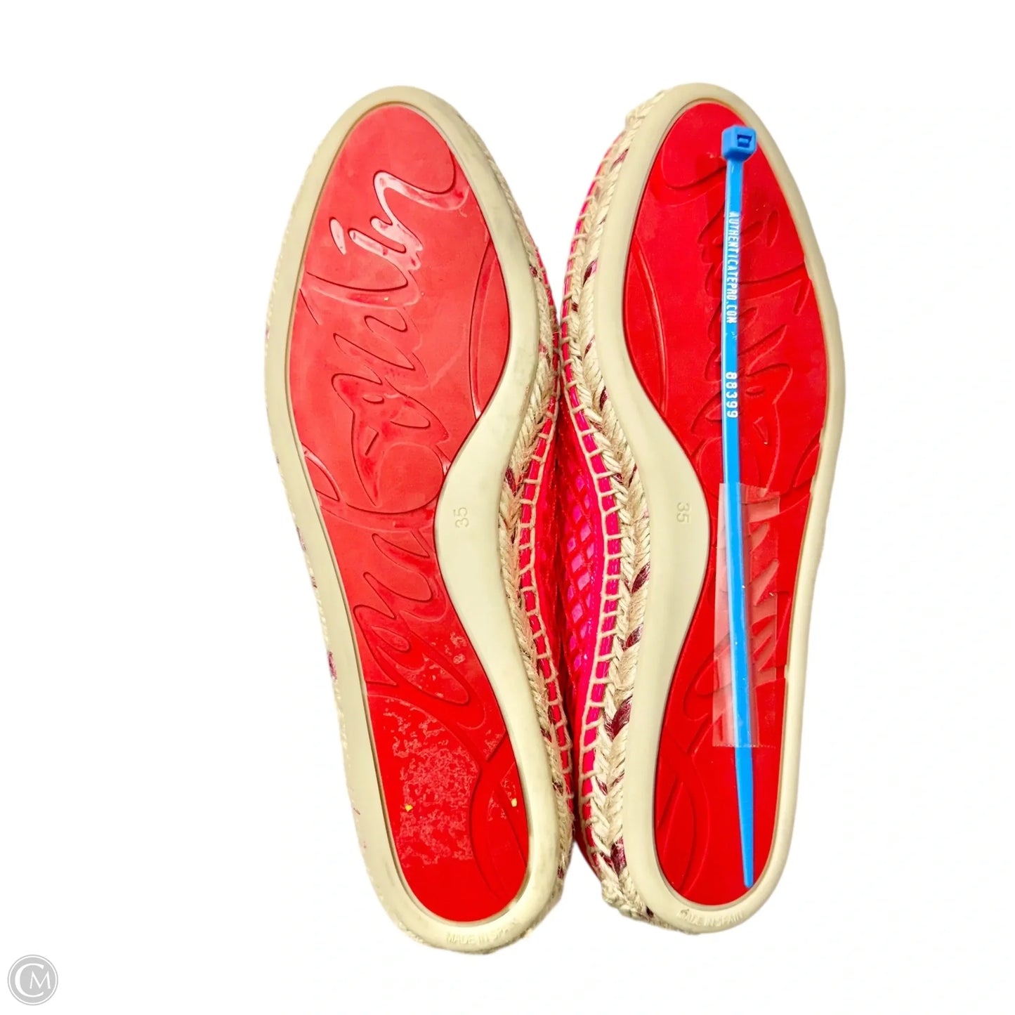 Shoes Luxury Designer By Christian Louboutin In Pink, Size: 5