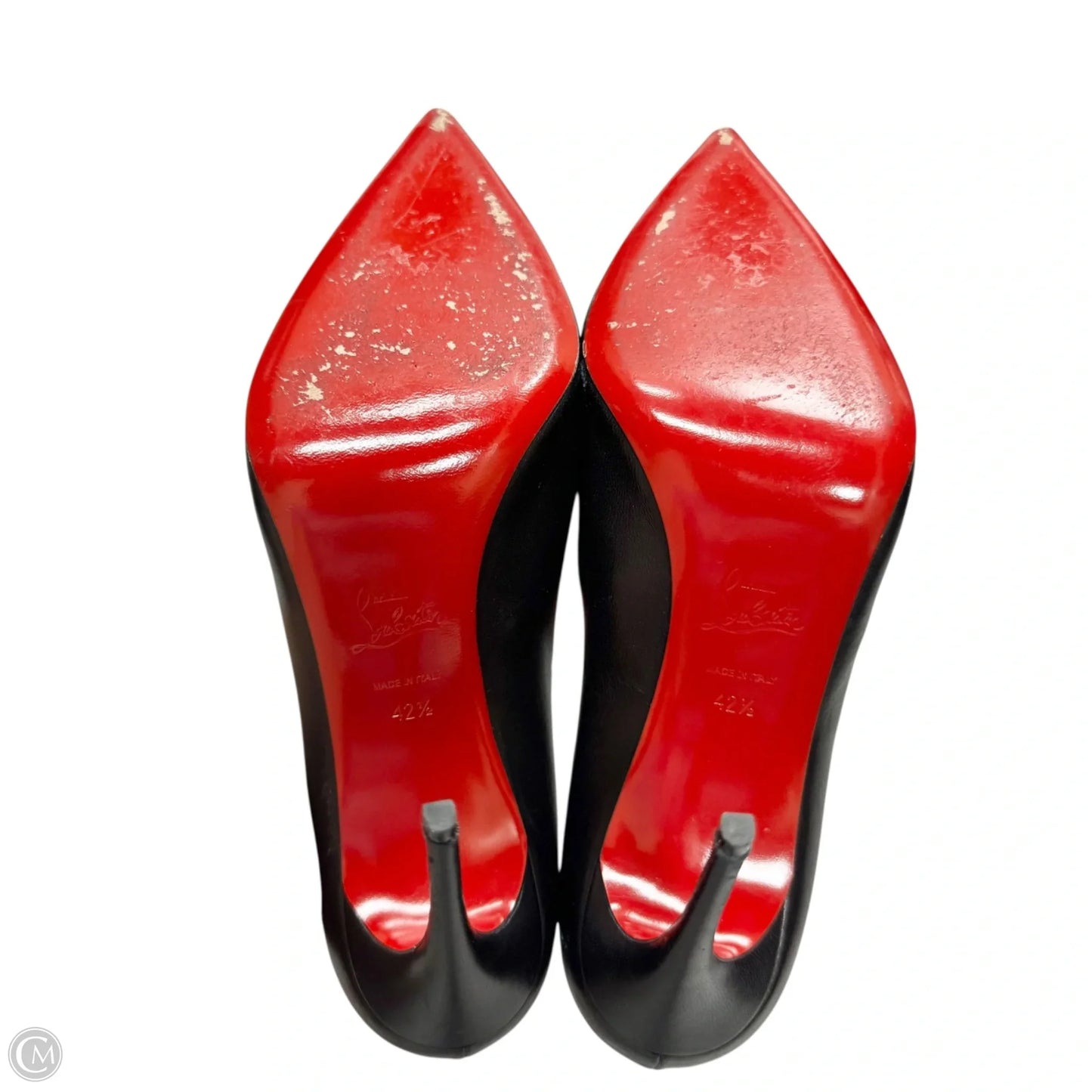 Shoes Luxury Designer By Christian Louboutin In Black, Size: 12