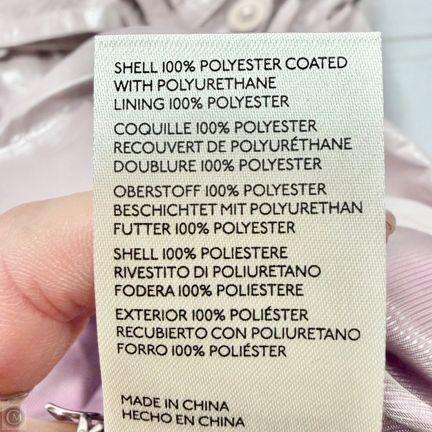 Coat Raincoat By Maeve In Purple, Size: S