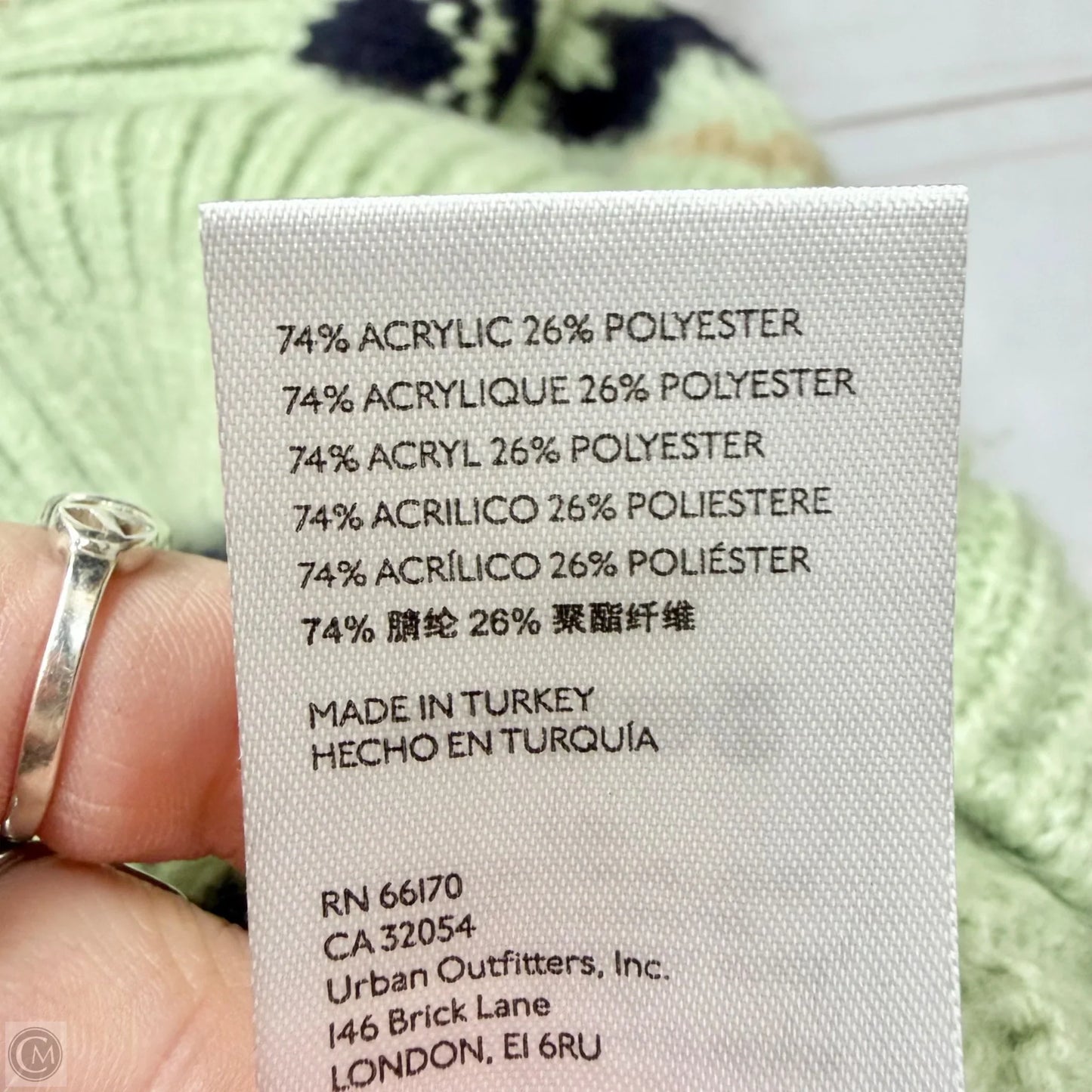 Sweater By Anthropologie In Green, Size: Xs