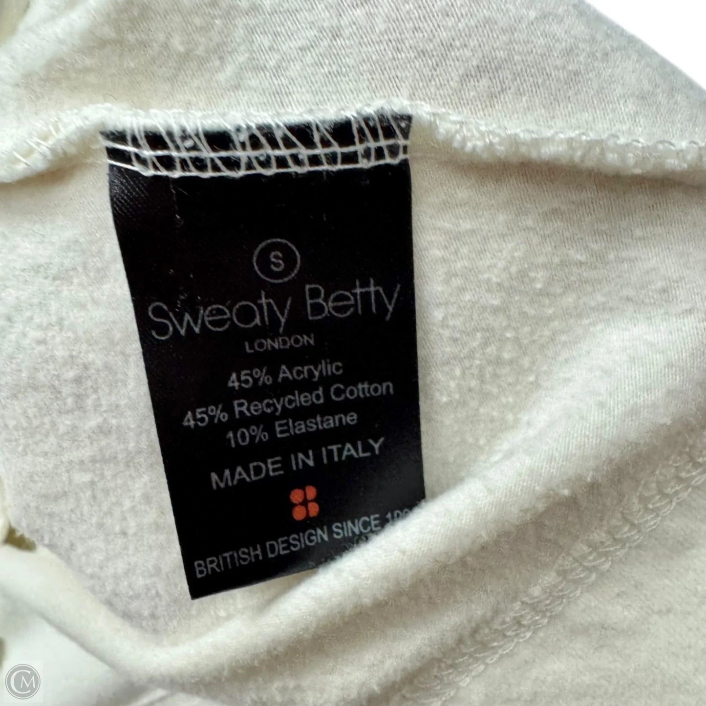 Athletic Sweatshirt Hoodie By Sweaty Betty In Cream, Size: S