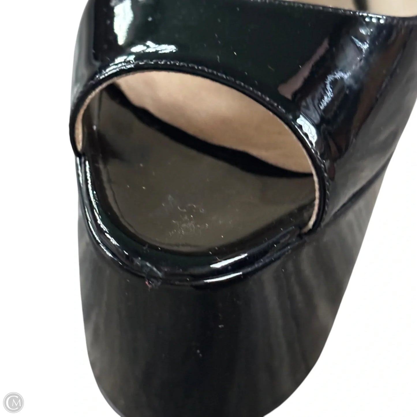 Sandals Heels Stiletto By Brian Atwood In Black, Size: 8.5
