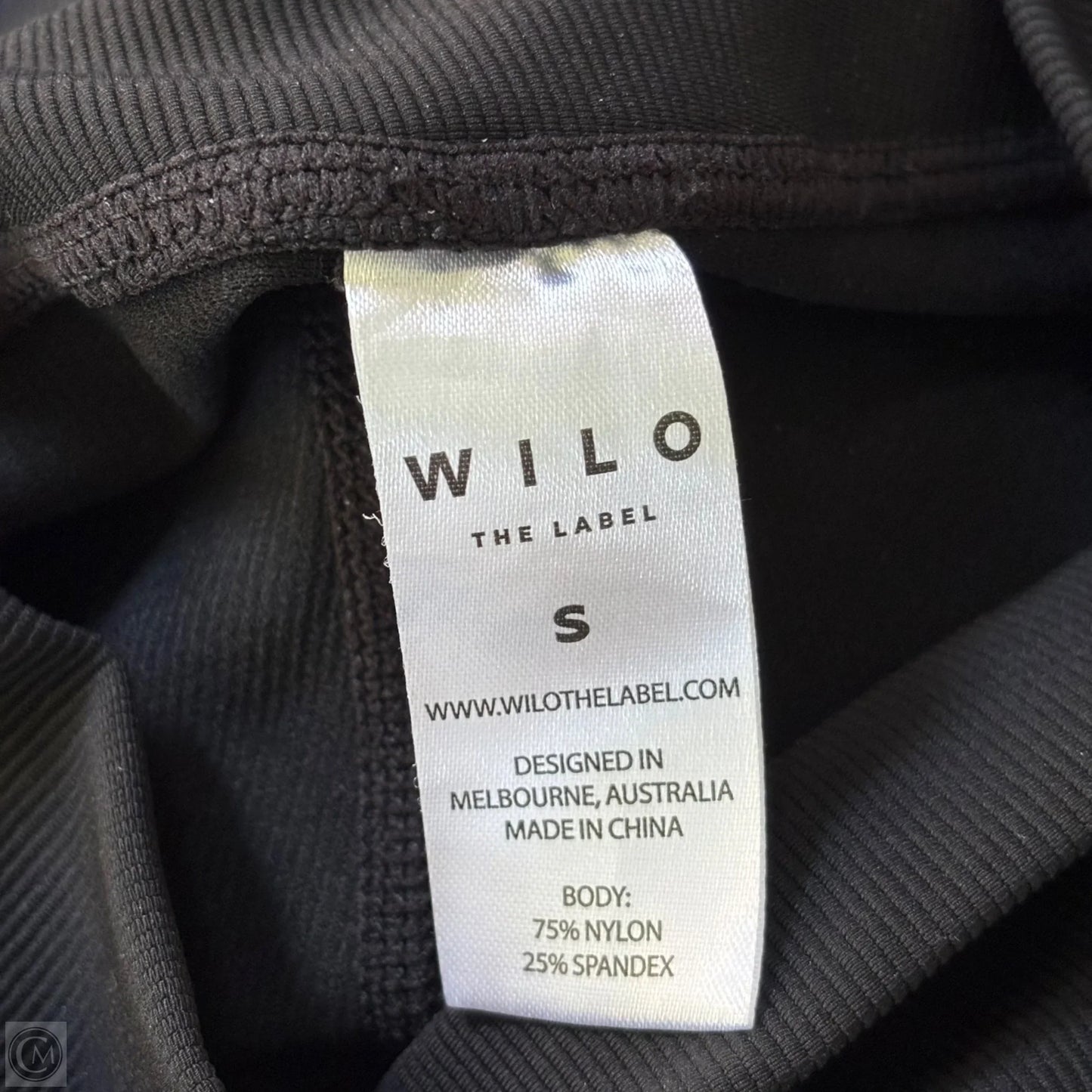 Athletic Leggings By Wilo In Black, Size: S