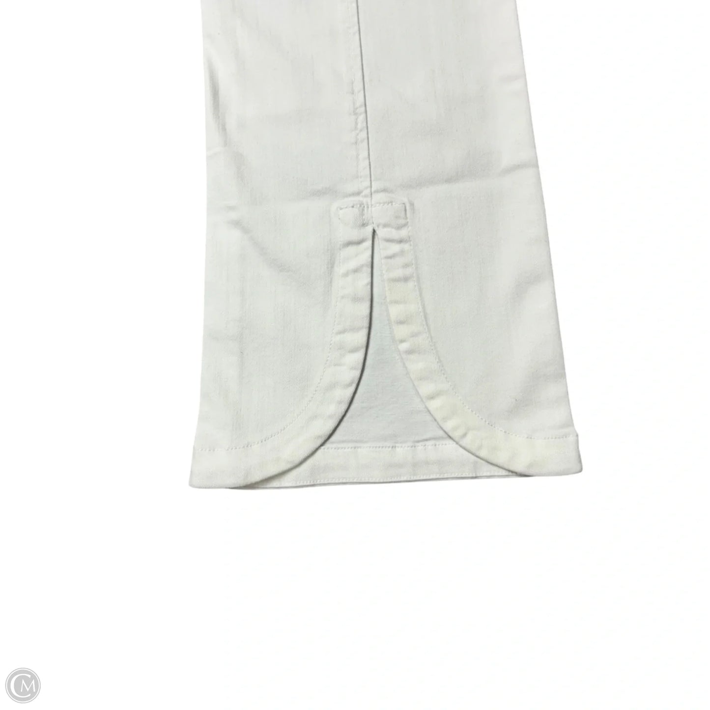 Jeans Boot Cut By Liverpool In White Denim, Size: 4