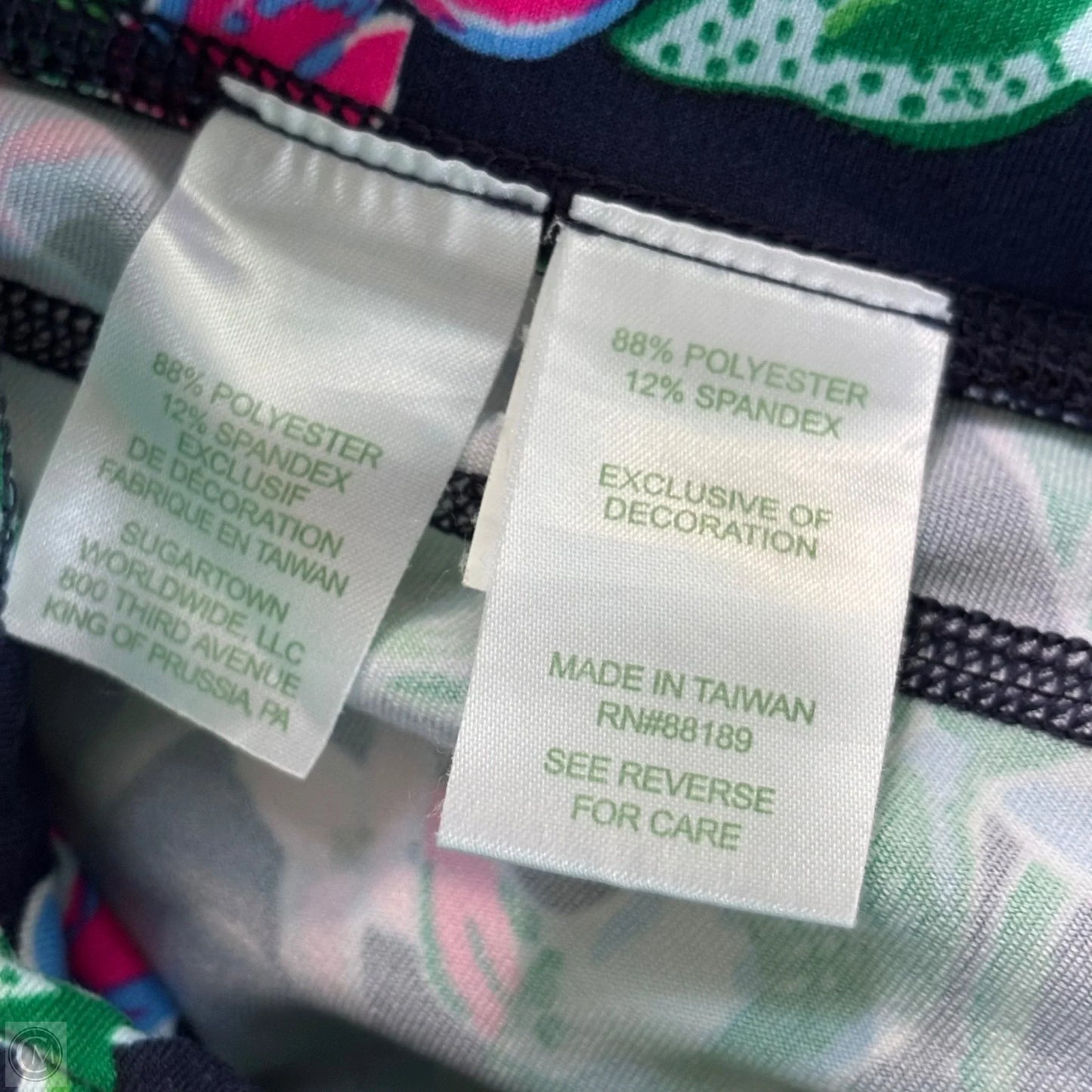 Pants Designer By Lilly Pulitzer In Blue & Green, Size: M