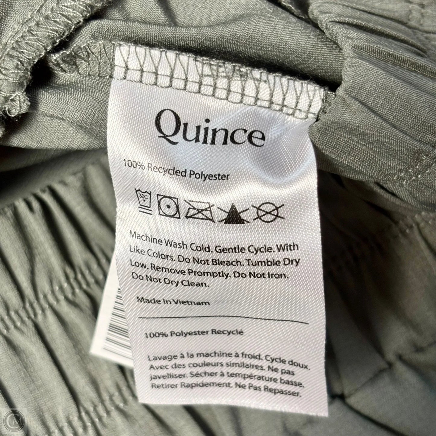 Athletic Pants By Quince In Green, Size: M