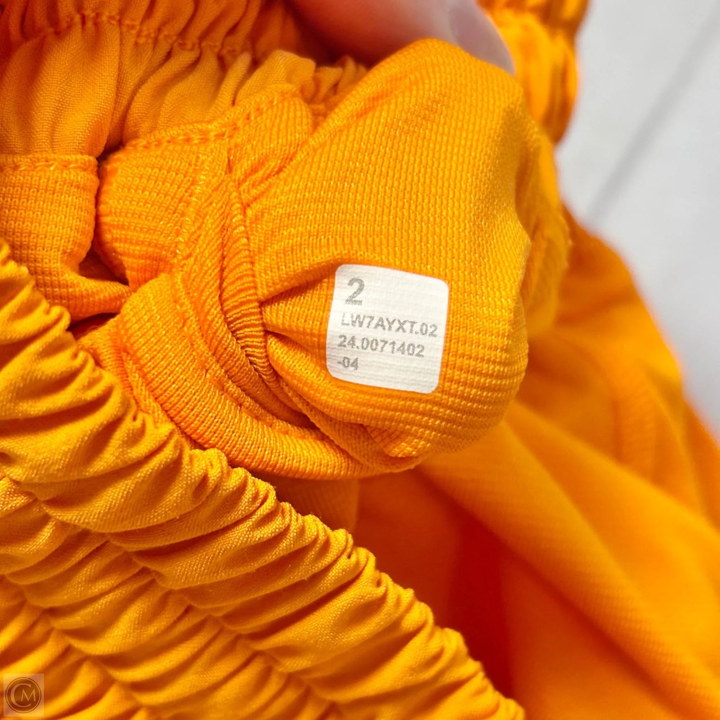 Athletic Shorts By Lululemon In Orange, Size: S