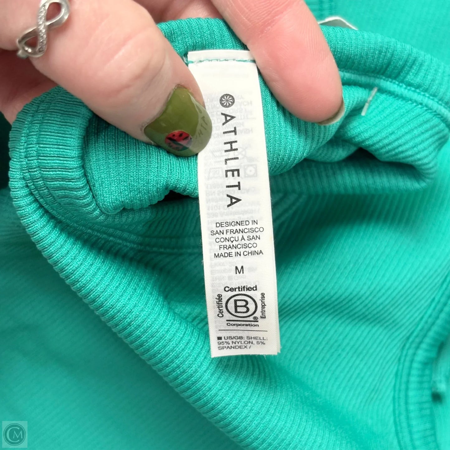 Athletic Tank Top By Athleta In Blue, Size: M