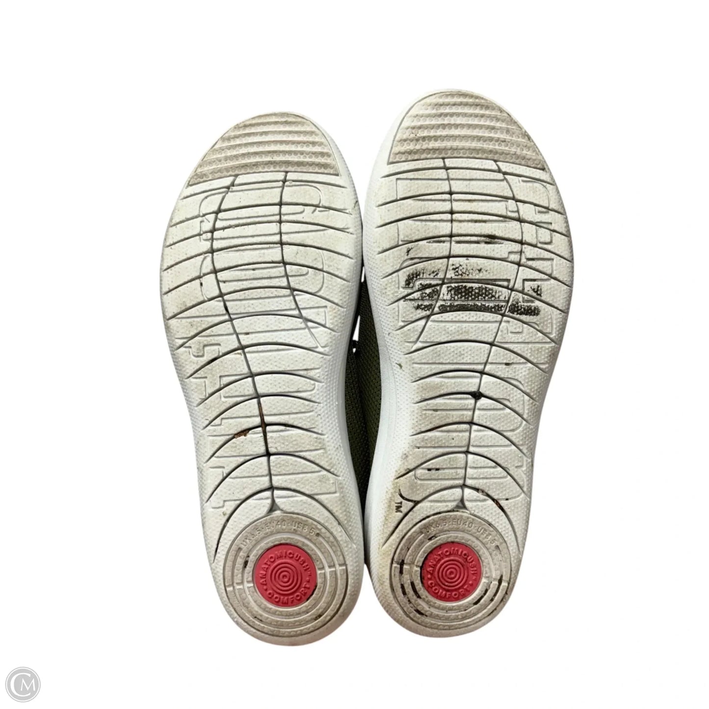 Shoes Athletic By Fitflop In Green, Size: 8.5