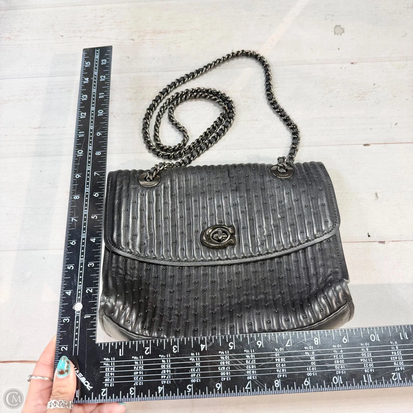 Handbag Designer By Coach, Size: Medium