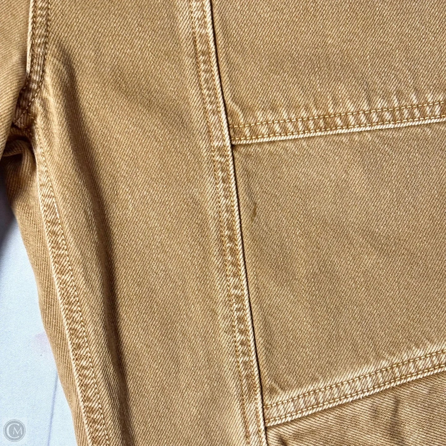 Jeans Straight By Agolde In Brown Denim, Size: 4