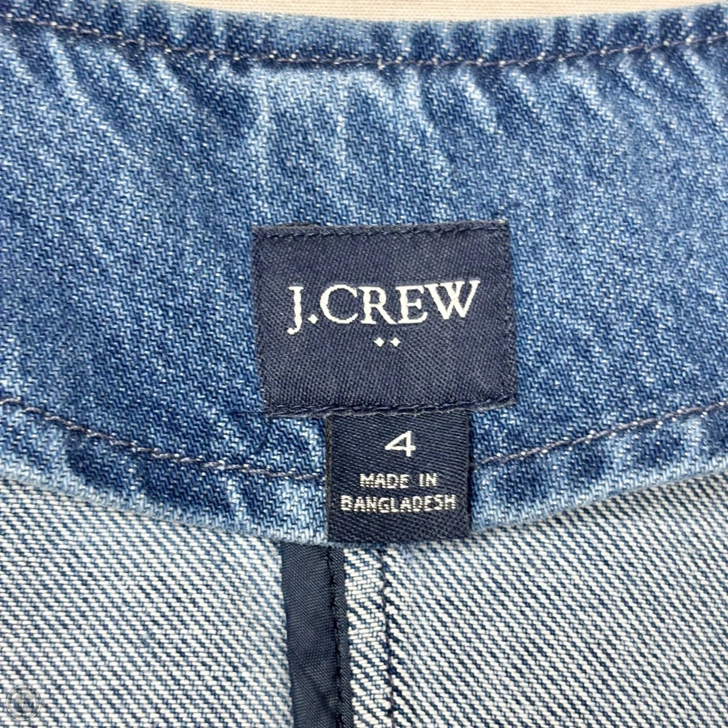 Vest Other By J. Crew In Blue Denim, Size: S